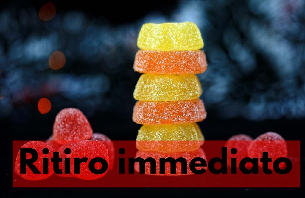 caramelle gommose ritiro