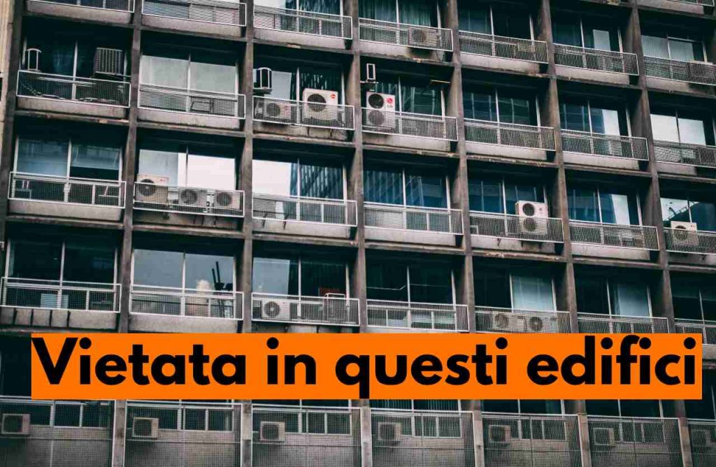 aria condizionata vietata
