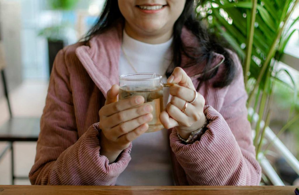 tè verde e sorriso